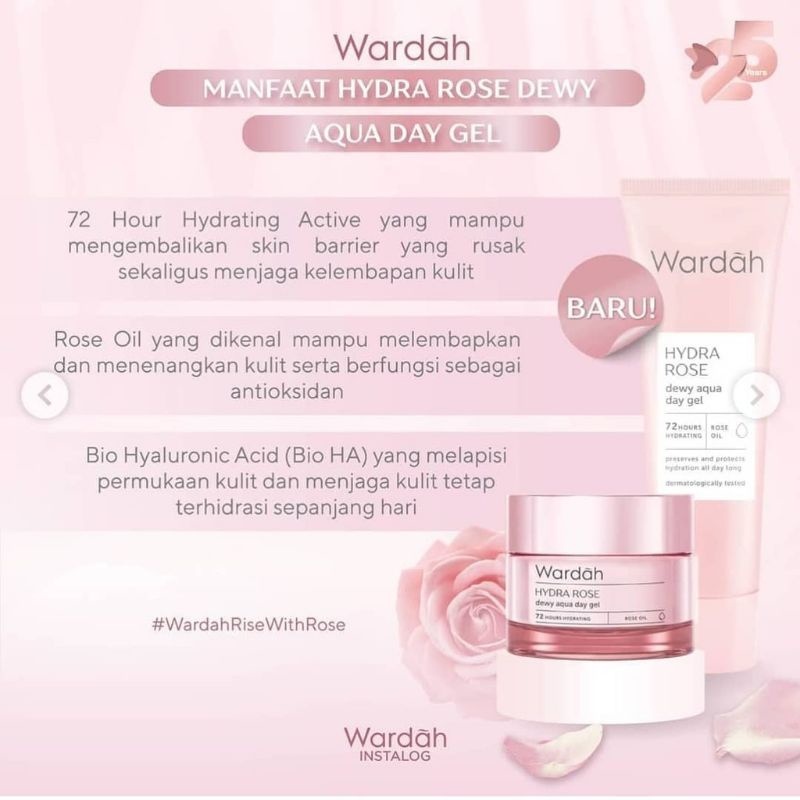 WARDAH Hydra Rose Aqua Day Gel