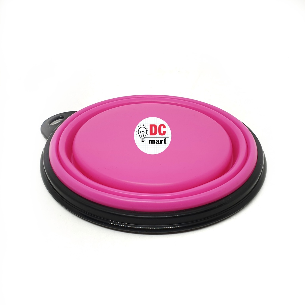 Tempat Makan LIPAT PORTABLE / MP#85/  Bowl Untuk Hewan Anjing Kucing Kelinci Burung