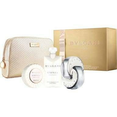 Original Parfum Bvlgari Omnia Crystalline Gift Set with Exclusive Bag