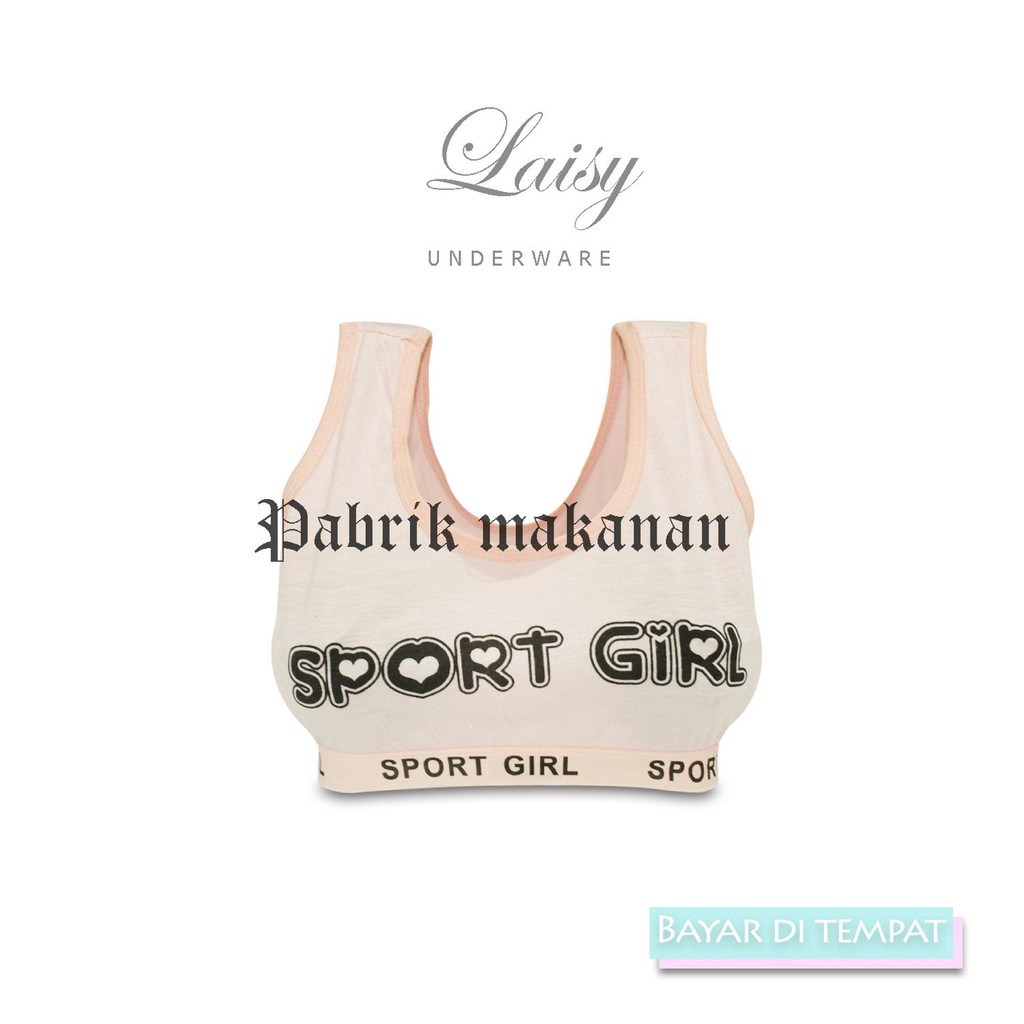 bra sport miniset laisy all size multi warna bahan katun termurah