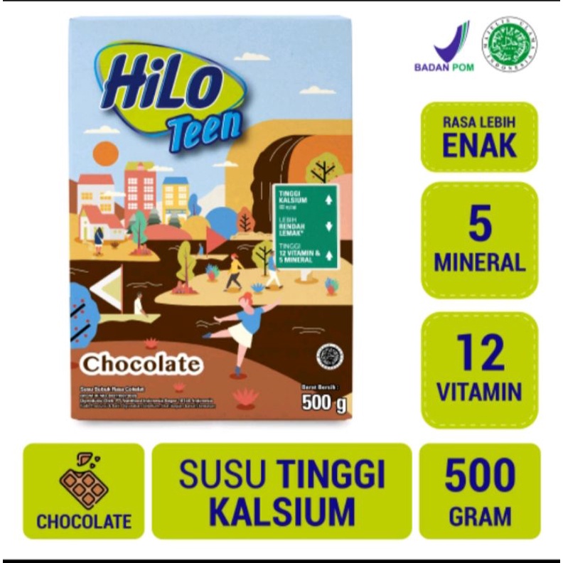 

Hilo Teen Coklat,vanila caramel,taro 500gr