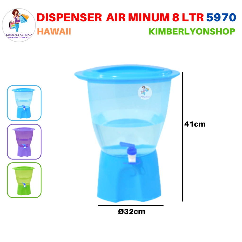 Dispenser Tempat Penyimpanan Air Alpen Water 8 Liter 5970 Hawaii