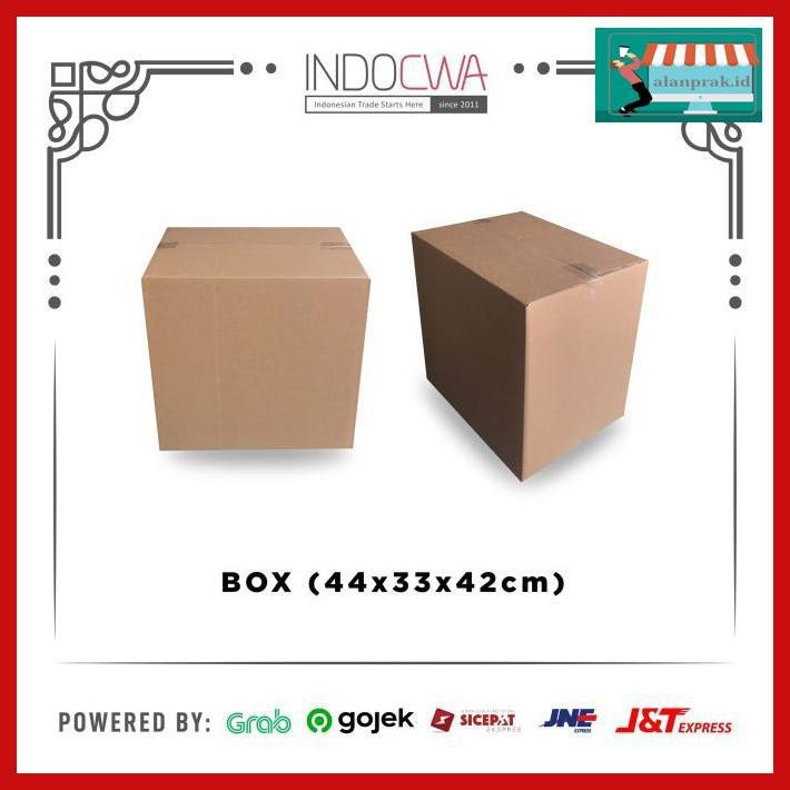 

4Rsd65E- Kardus Box Karton Packing Murah Uk 44 X 30 X 42 Untuk Pindahan Ty6Rt65-