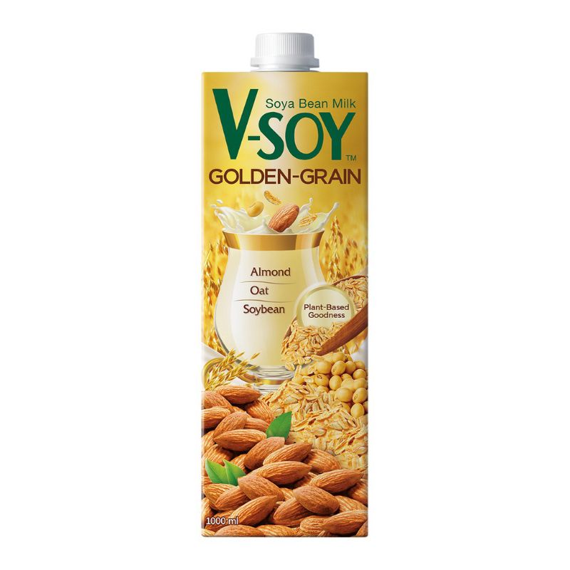 

V-Soy Golden Grain 1000ml / 1 Liter / Soya Bean Milk / Vsoy