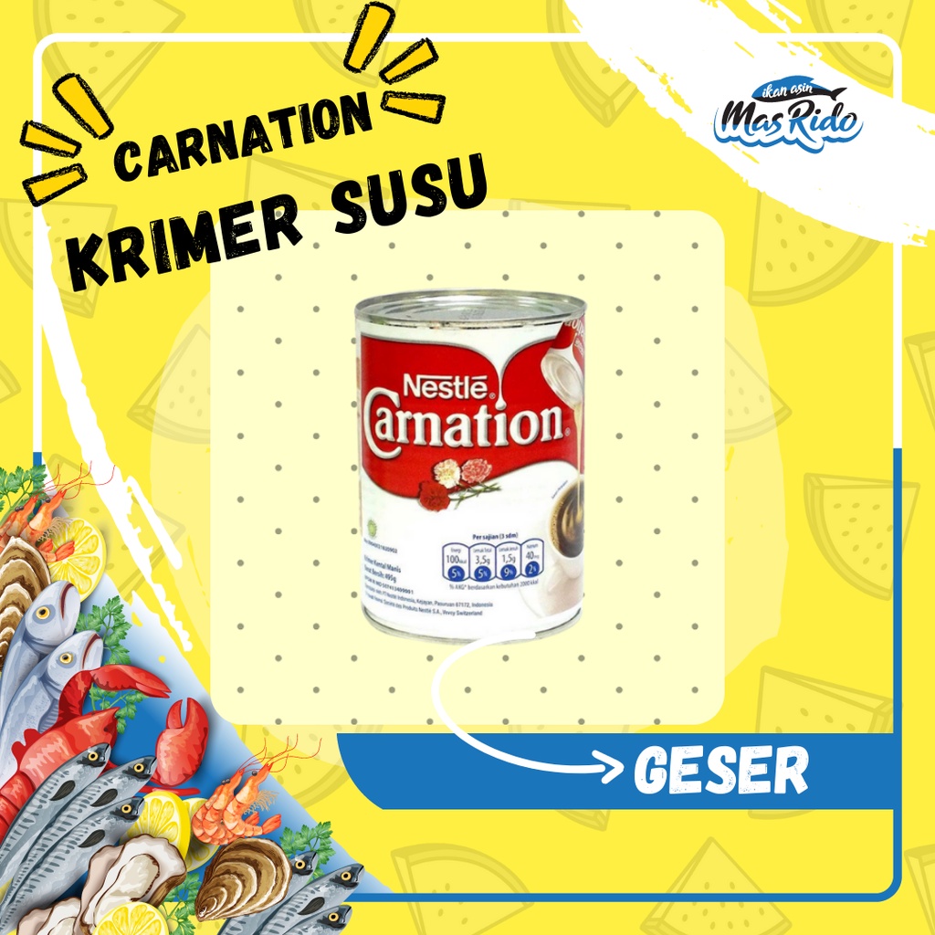 

Susu Kental Manis Carnation Nestle 370 Gram Susu Krimer Kaleng