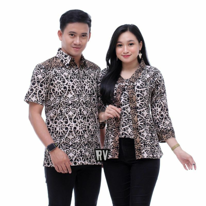 TERBARU Couple sweet || couple batik ayah dan Batik anak cowok BATIK HITAM Batik Terbaru Batik 2022