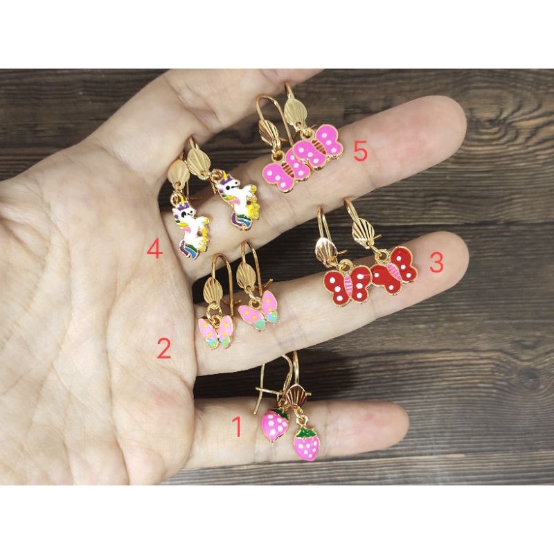 Fifi Fashion Anting Desy anak model Mahira perhiasan lapis emas 12#