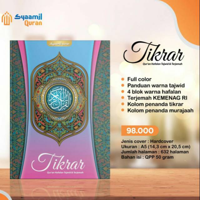 ALQURAN TIKRAR QURAN HAFALAN TAJWID DAN TERJEMAH