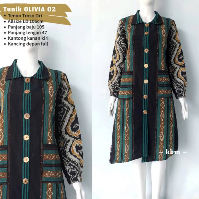 Tunik martha olivia monez  sasa ori tenun troso