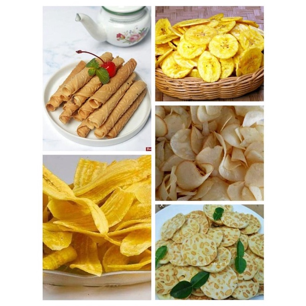 

aneka keripik pisang, keripik singkong, gabus keju, keripik tempe, kue semprong berat 250gr