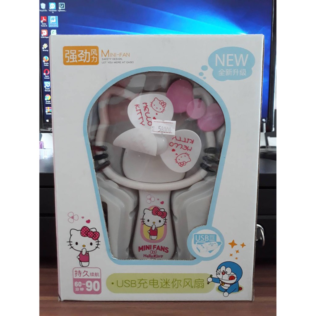 Kipas Portable Hello Kitty