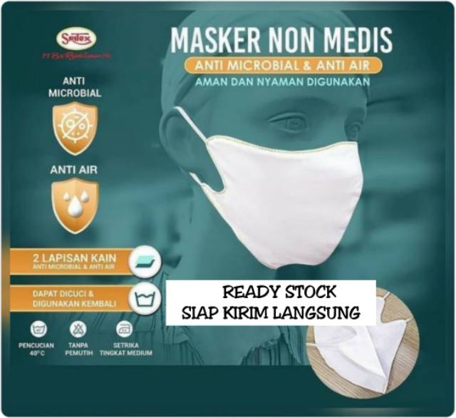 READY MASKER SRITEX NON MEDIS ORIGINAL BISA DICUCI