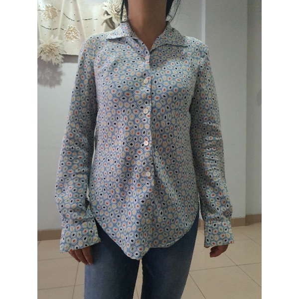 Kemeja Wanita Flower Esprit preloved