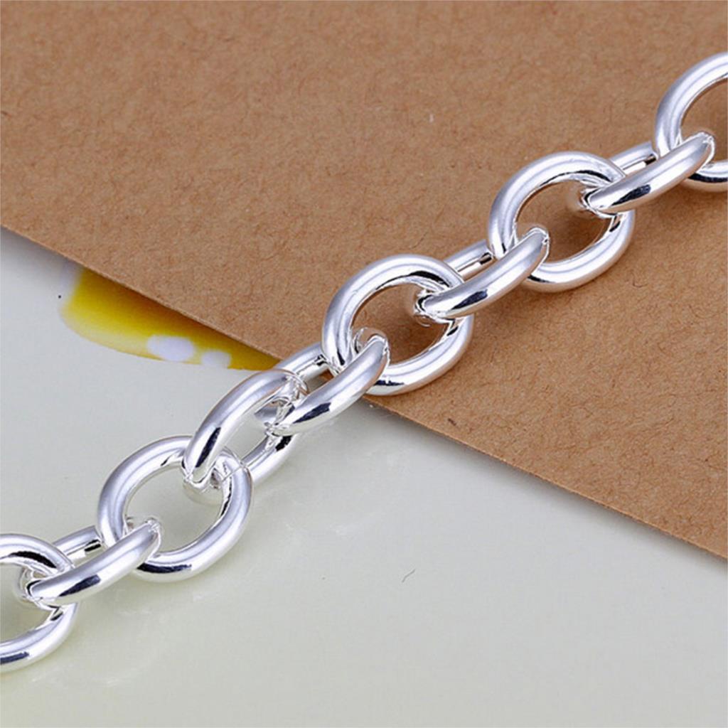 Gelang Desain Hati Ganda Bahan Stainless Steel Warna Silver Gaya Klasik Untuk Wanita