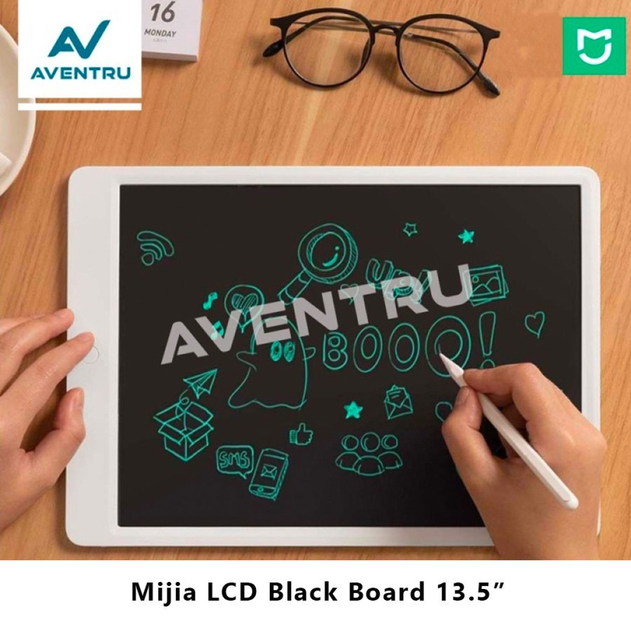 Mijia LCD Black Board 13.5&quot;/13.5inch and 10&quot; / 10inch Drawing Tablet Papan Tulis