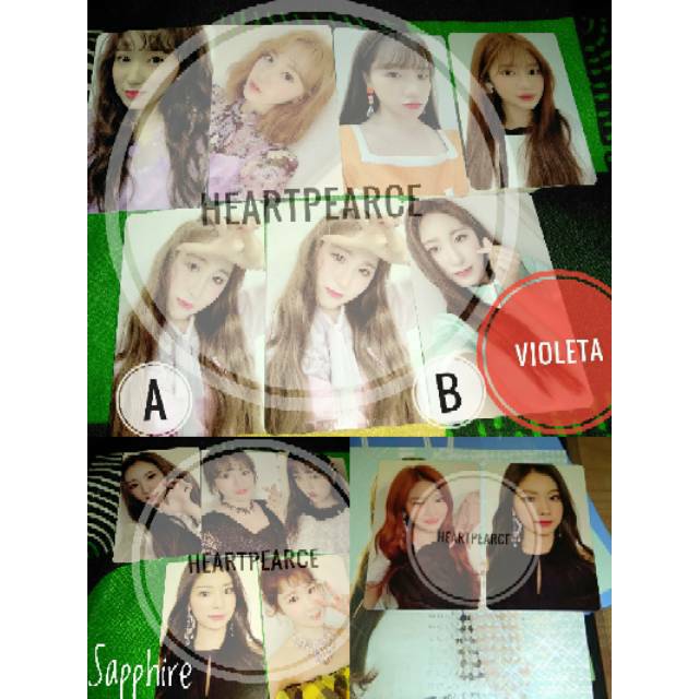 Ready Stock Official Photocard IZONE HEARTIZ (IZ*ONE HEART*IZ)