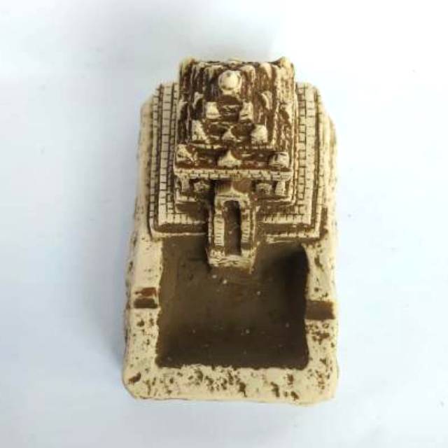 PAJANGAN MINIATUR ASBAK ROKOK CANDI IJO YOGYAKARTA UKURAN 15x12 cm BAHAN FIBERGLASS - ICON WISATA