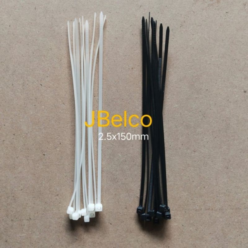 Eceran 10 pcs kabel ties cable ties 2.5x150mm