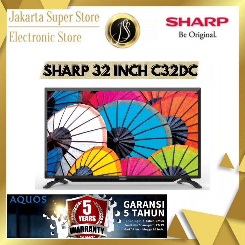 TV LED SHARP 32 INCH DIGITAL TV AQUOS 2T-C32DC