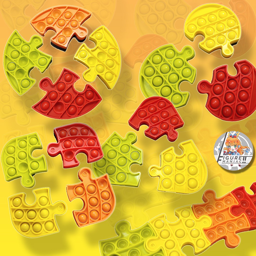 Figure Maniac - Mainan Anak POP IT Puzzle Edition Viral Original Murah Mainan anak popit Murah Puzzle