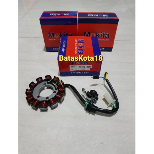 Spull Spool Assy Stator Assy Spul + Pulser Blade New 125 Mokita