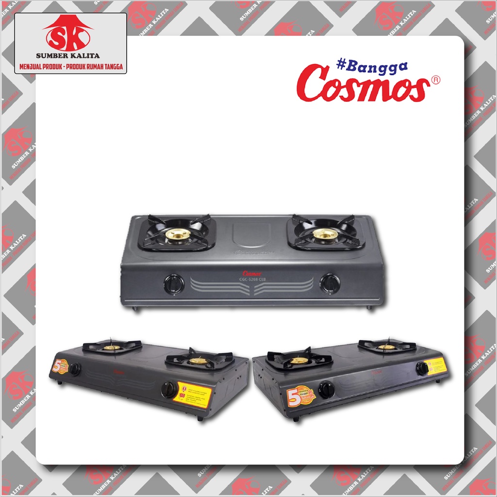 Cosmos Kompor Gas 2 Tungku CGC 5268