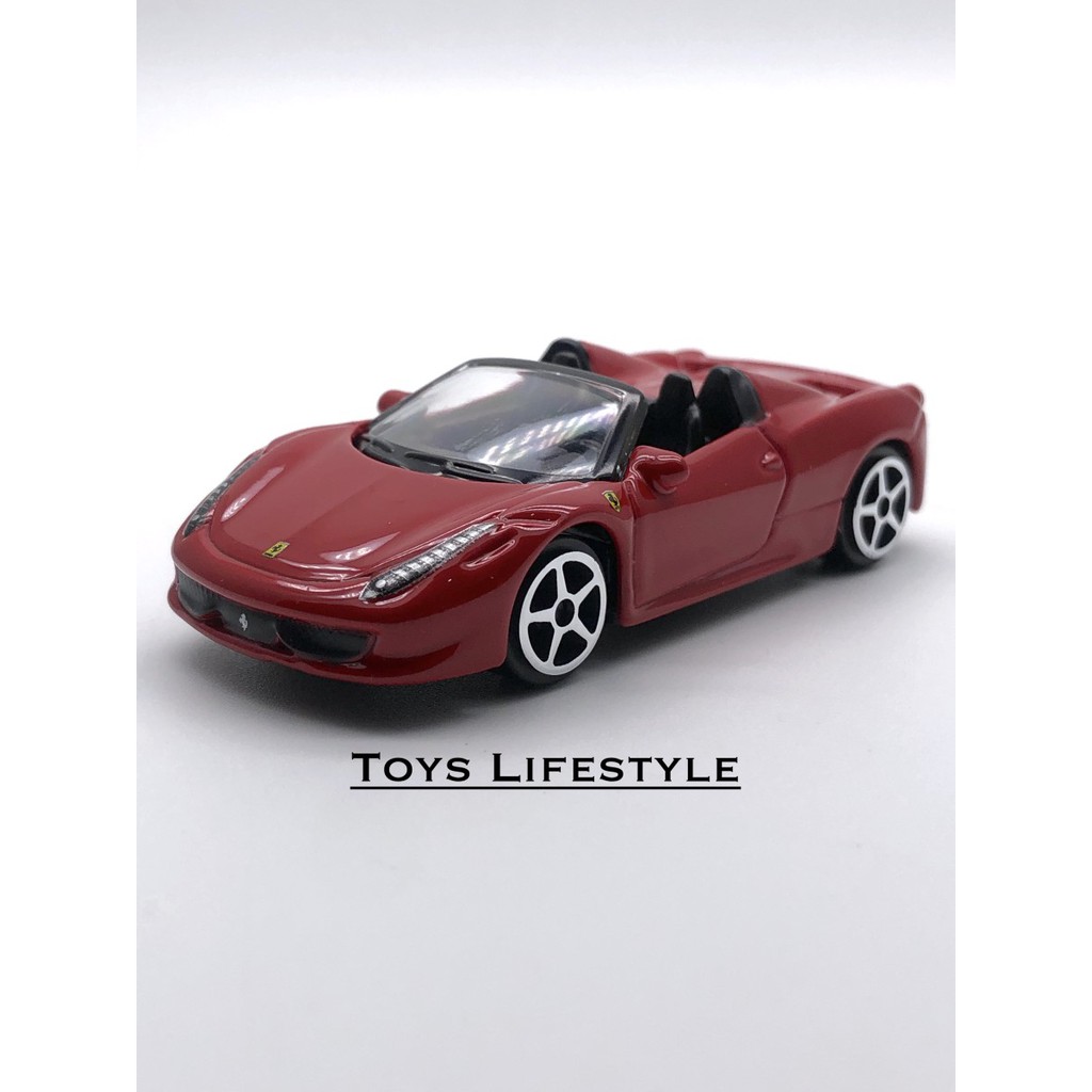 Bburago Diecast - Ferrari 458 Spider Skala 1:64 (Ferrari Series)