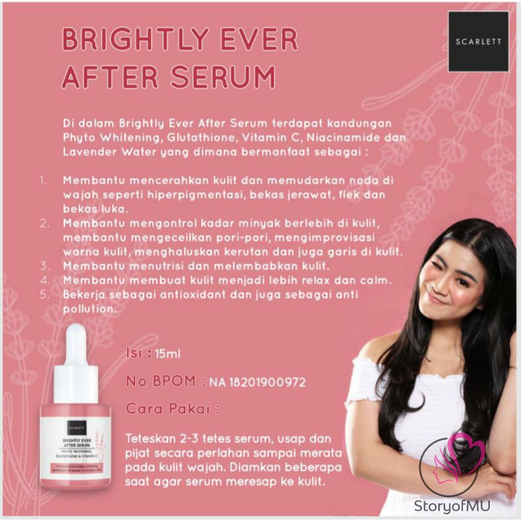 manfaat serum scarlett whitening brightly