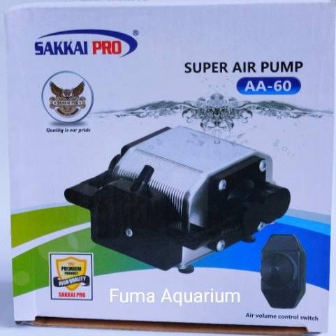 SAKKAI PRO AA-60 25watt Pompa Gelembung Airpump Aerator aquarium kolam