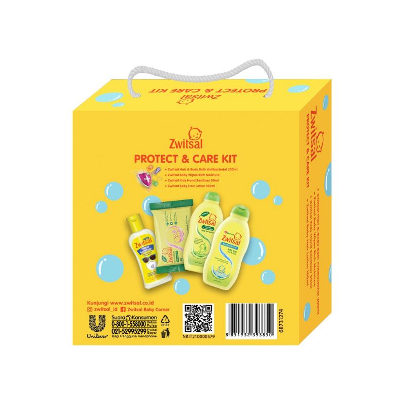 Zwitsal Baby Protect &amp; Care Kit Box - Hampers Bayi - Hadiah Kado Bayi Lahiran Box Set