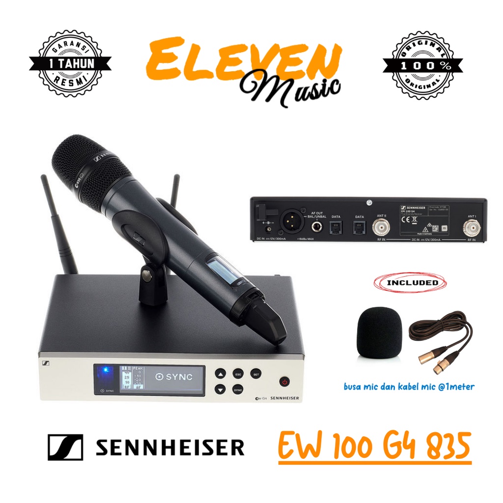 Sennheiser ew100 g4 835 ew100G4-835 microphone wireless original