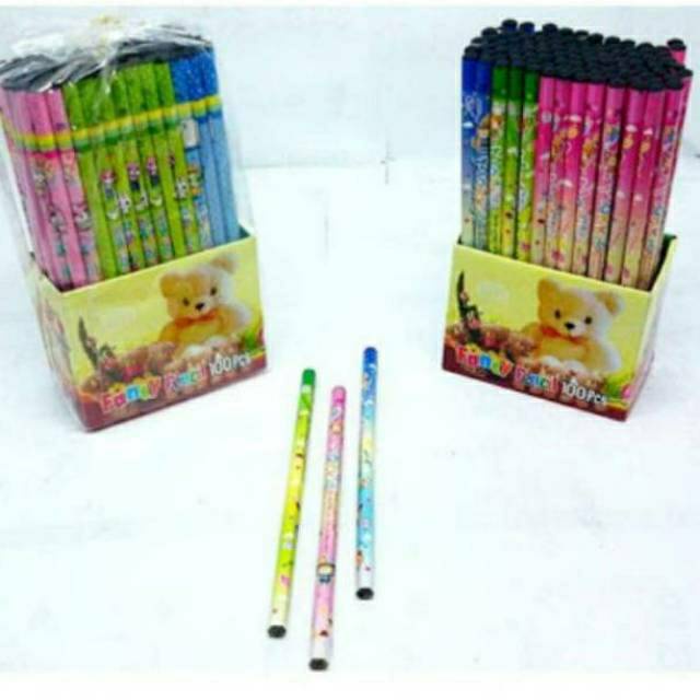 Pensil 2b Karakter Isi 100 Pcs