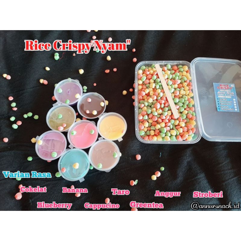 (PROMO COD) Rice Crispy Nyam2 BOX 500ml 100gr