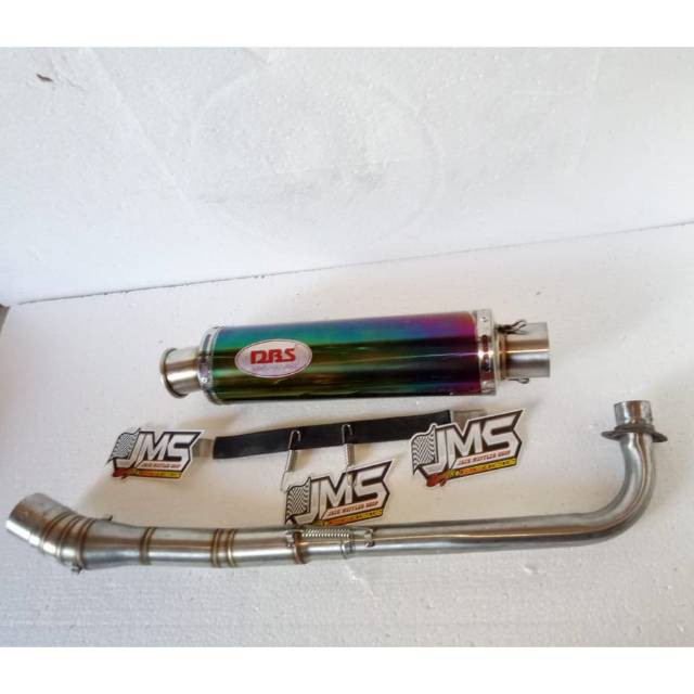 Knalpot dbs for all motor bebek.  Jupiter. Vega. Supra. Karisma. Dll ada