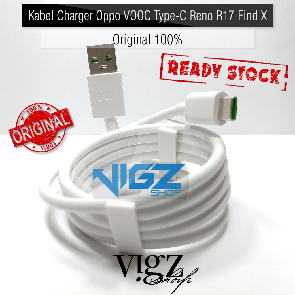 Kabel Data Oppo SuperVOOC Oppo A74 / A76 / A95 / Reno4 Pro / Reno2 F / Reno3 Pro Usb Type-C Original