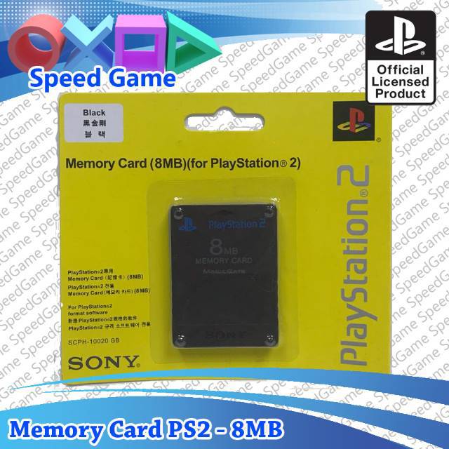 MC MEMORY CARD PS2 8 MB HITAM