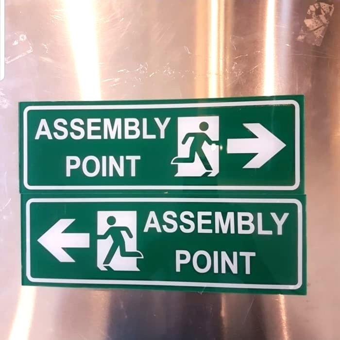

Paper | Sign Plat K3 Rambu Assembly Point Reflector Ukuran 30X80Cm Murah Baru