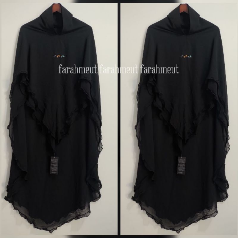 SALE New Khimar sisesa black