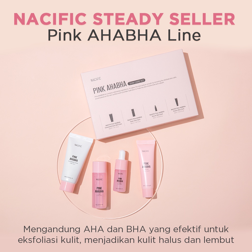 Nacific Pink AHA BHA KIT Skin Care RENEW