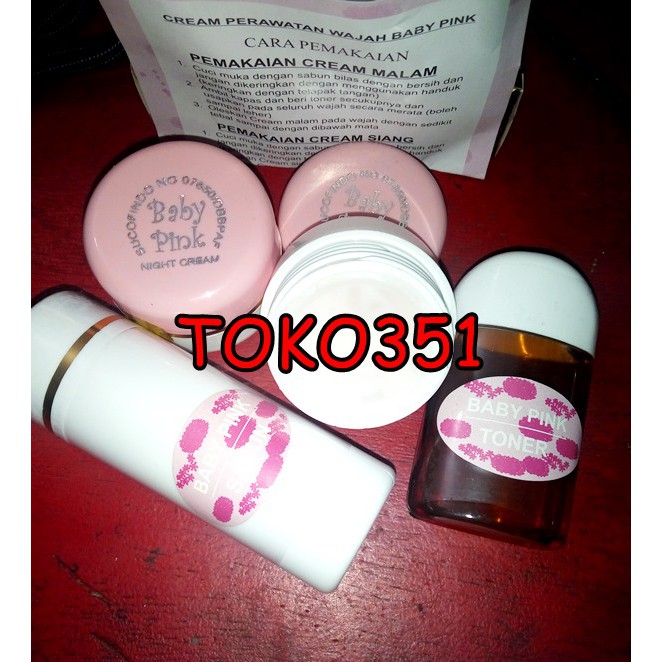Cream Crim Krim Muka Wajah Baby Pink Bebi Pink Asli Bpom Jerawat Pori Flek Membersihkan Shopee Indonesia