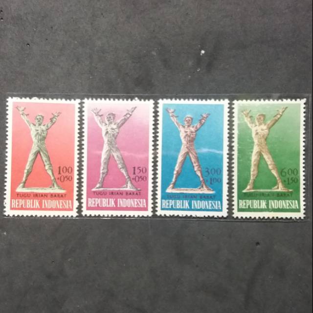 P010- SET PRANGKO SERI TUGU IRIAN BARAT TAHUN 1963 - UNUSED