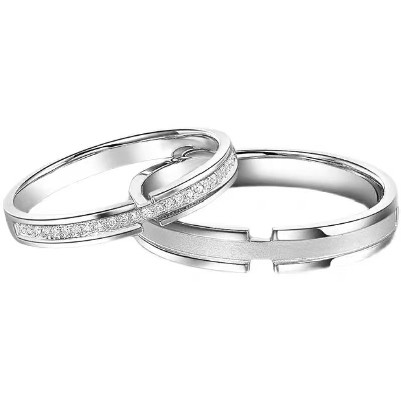 Cincin Berlian 925 silver Untuk Pria Dan Wanita