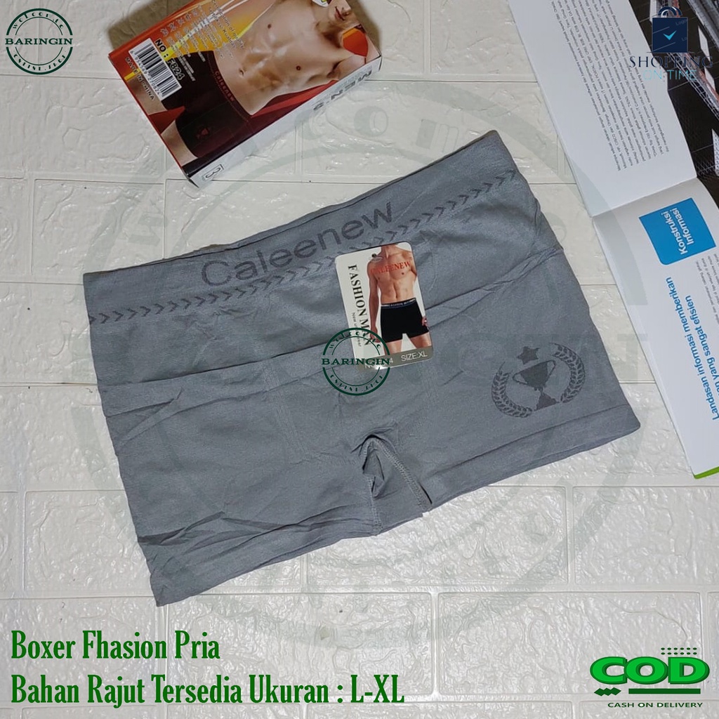 Boxer Pria Dewasa ISI 3 PCS Boxer pria Tanpa Jahitan-Boxer Cowok Distro-Celana Dalam Pria