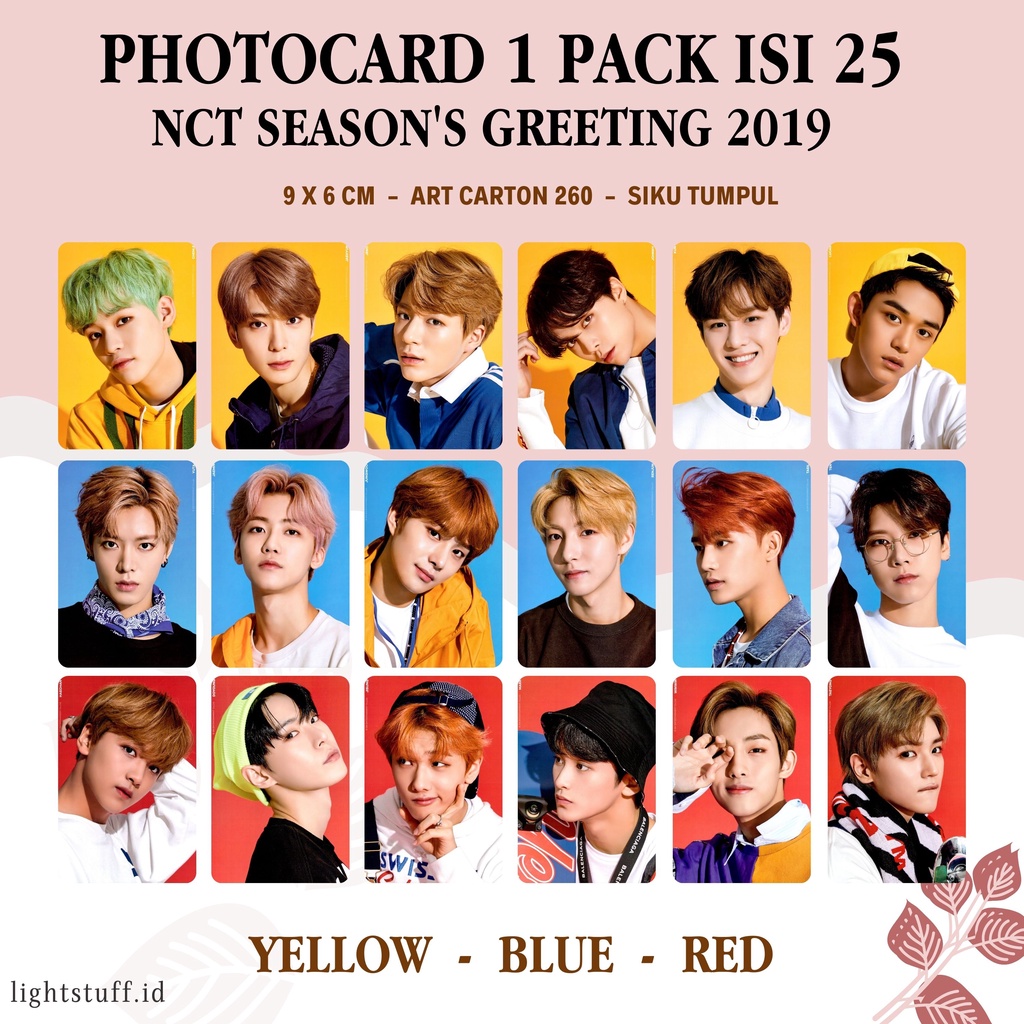 Photocard NCT Season's Greeting 2019 1 Pack Unofficial Termurah