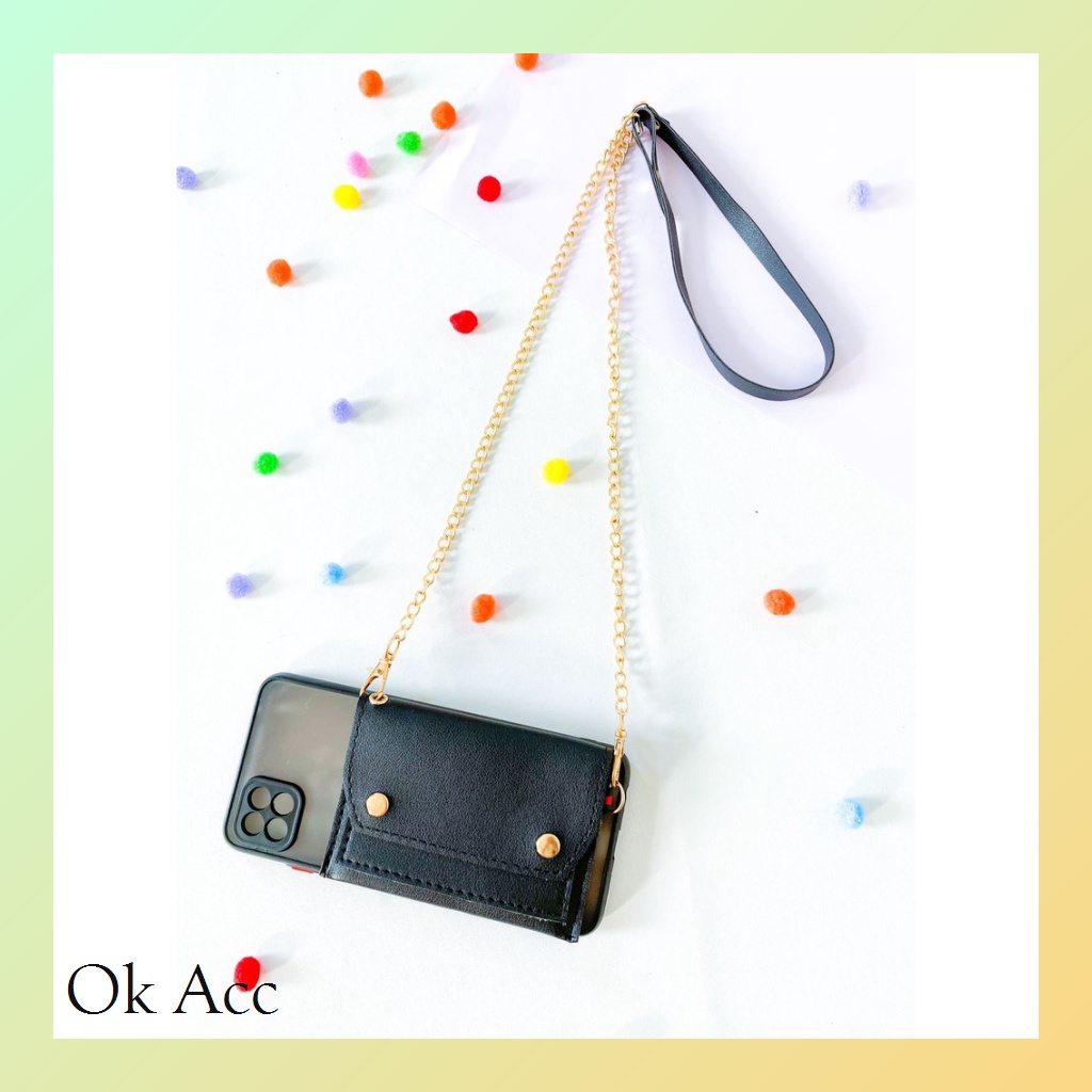 Case Tas Sling FH61 FC for Oppo Realme 2 Pro U1 U2 C1 C11 C12 C15 C2 C20 C20A C21 C21y C25 C31 C35 3 5 5i 5s C3 7i C17 8 8i Narzo 50a 50i 5G