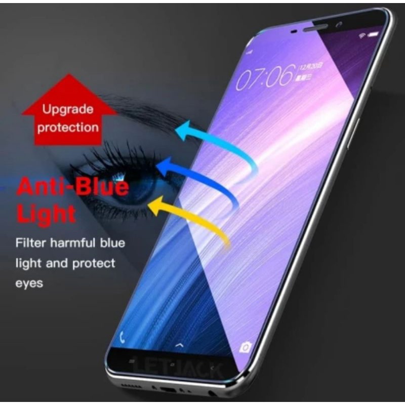 Tempered Glass Anti Blue SAMSUNG J7 PRIME Anti Radiasi Anti Silau