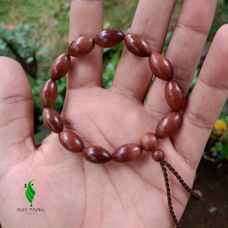 Gelang Kayu Setigi Laut Oval Size 9mm x 15mm ORIGINAL!!