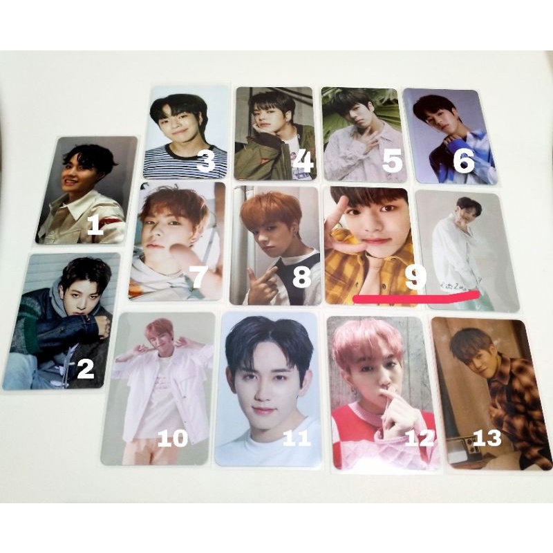 treasure jaehyuk junghwan mashiho doyoung yoshi photocard (chapter 1 ch2 ch3 boba)