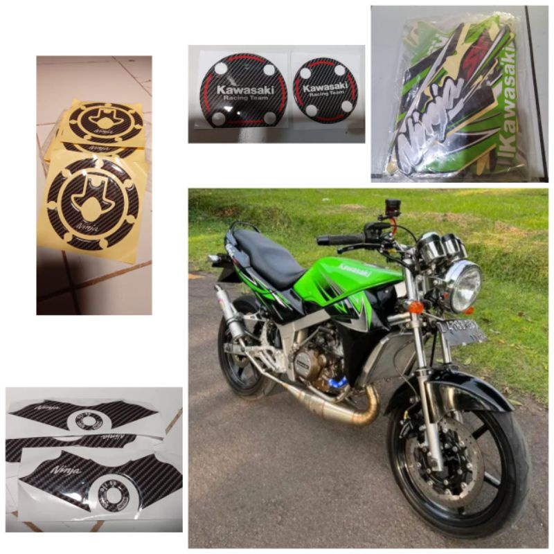 Striping lisbody Kawasaki Ninja SS Tahun 2010 Hijau