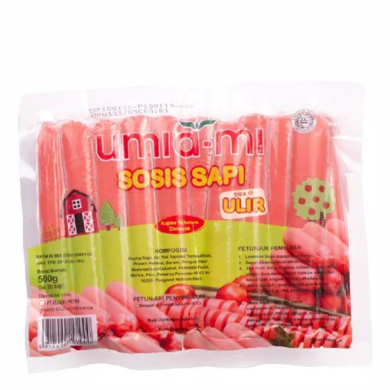 

Umiami Sosis Sapi Ulir 500gr